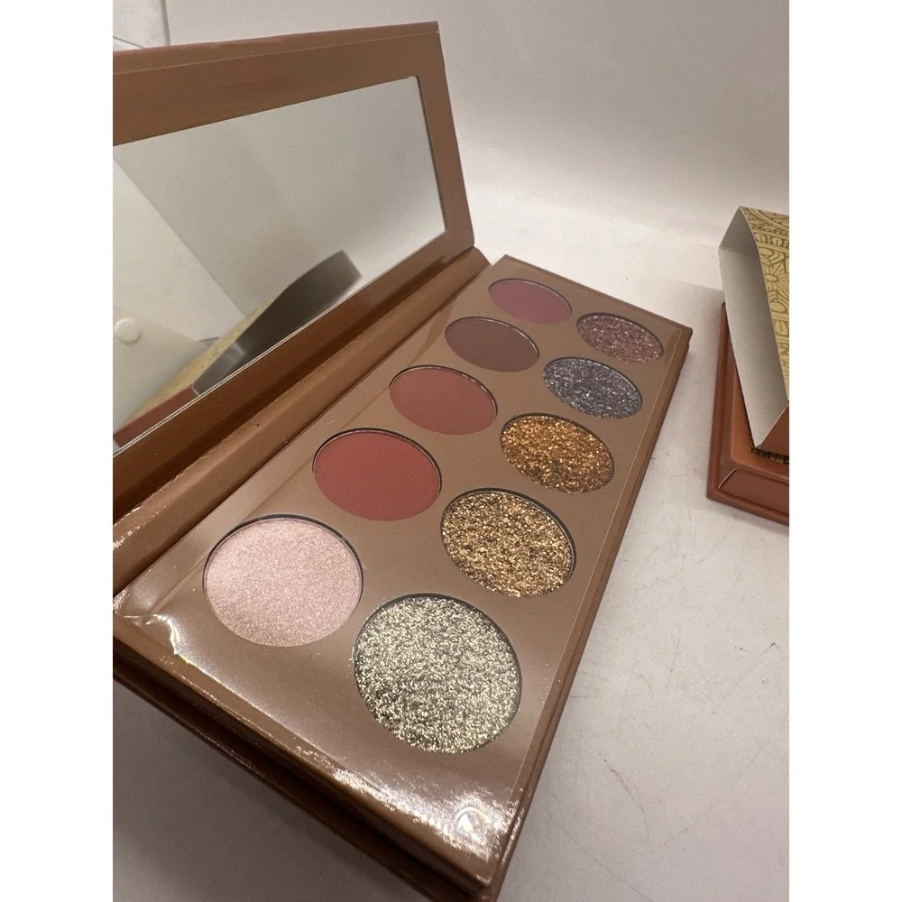 Trend Beauty Eyeshadow Palette Lot Glitter Rose Gold & Tempting Makeup